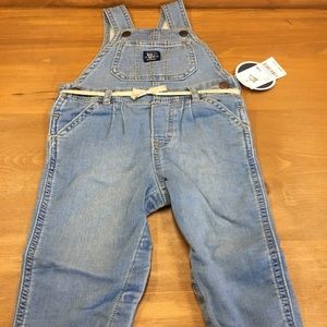 OshKosh B'Gosh Denim Overalls 12 months